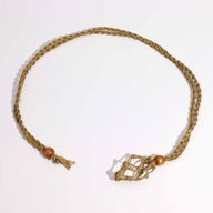 Collier à cordon pour pierre précieuse 45 cm/18 pouces - Sable
