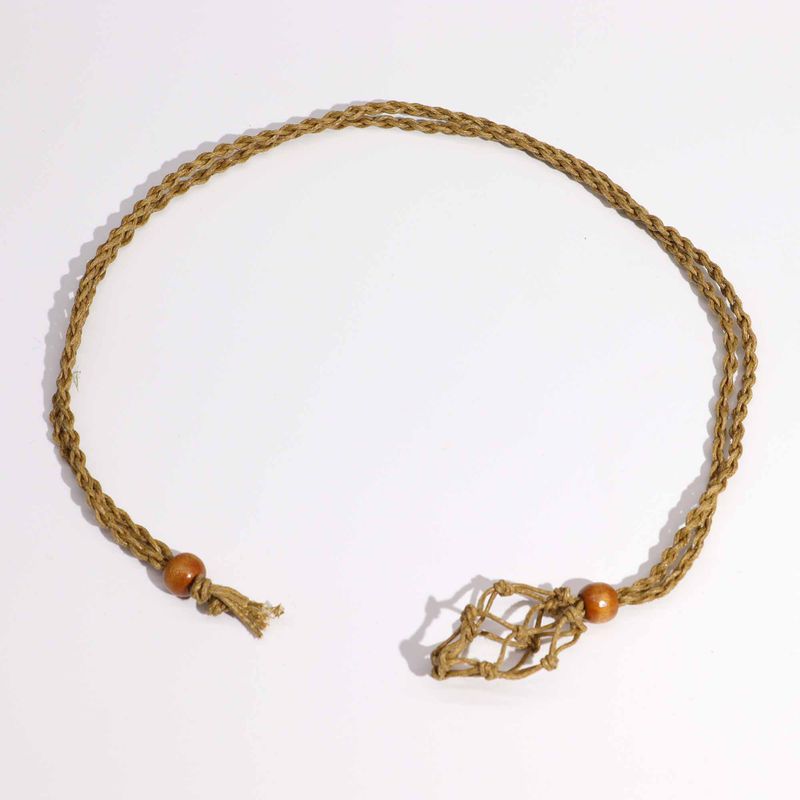 Collier à cordon pour pierre précieuse 45 cm/18 pouces - Sable