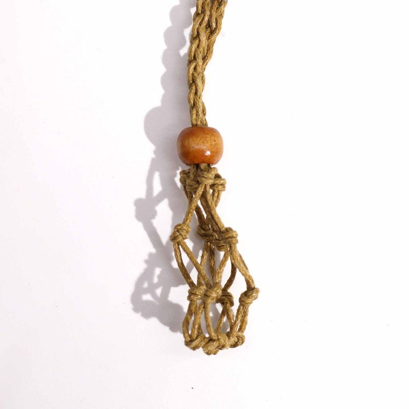 Collier à cordon pour pierre précieuse 45 cm/18 pouces - Sable