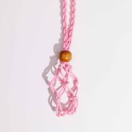 Collier à cordon pour pierre précieuse 45 cm/18 pouces - Rose