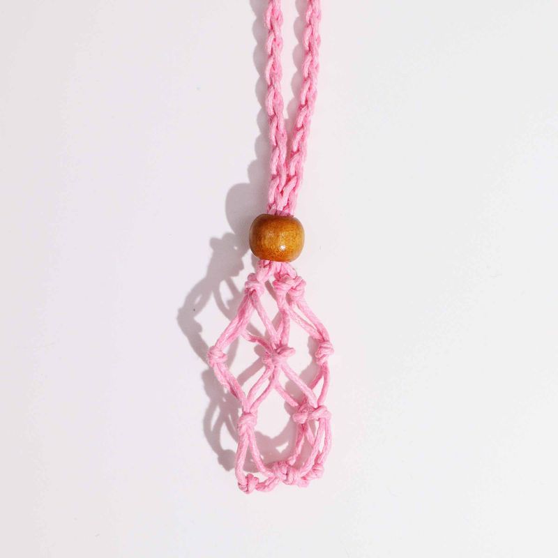 Collier à cordon pour pierre précieuse 45 cm/18 pouces - Rose