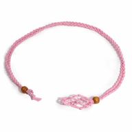 Collier à cordon pour pierre précieuse 45 cm/18 pouces - Rose