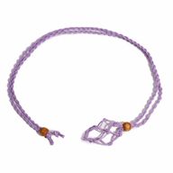 Collier à cordon pour pierre précieuse 45 cm/18 pouces - Violet