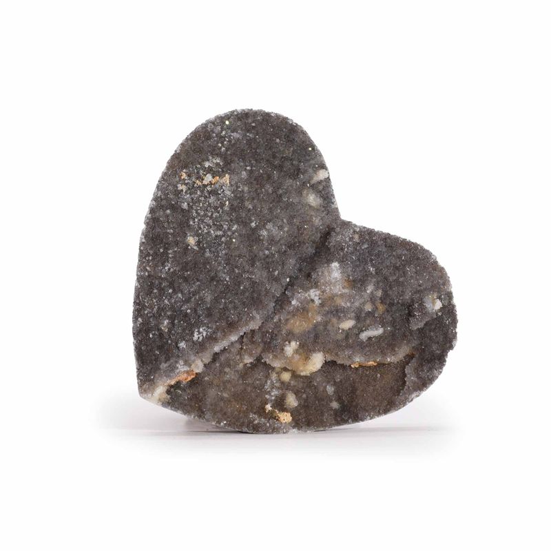 Grands cœurs en calcite (environ 6,5-8,5 cm)