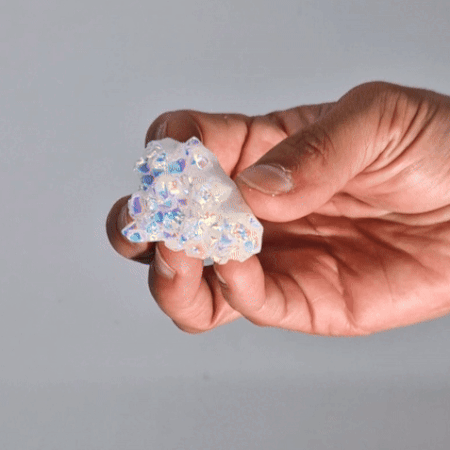 Petit quartz naturel amélioré - Quartz Aura Angel (environ 40-65 g 3,5-5 cm)