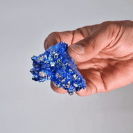 Quartz naturel amélioré de taille moyenne - Quartz Aura Aqua Halo (environ 100-150 g 7-10 cm)