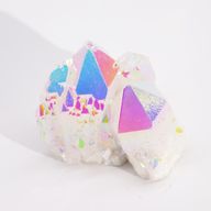 Quartz naturel amélioré de taille moyenne - Quartz Aura Angel (environ 100-150 g 7-10 cm)