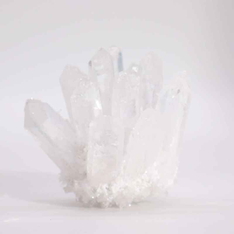 Amas de quartz naturel fabriqué - Quartz clair (environ 250-300 g 8 cm)