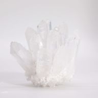 Amas de quartz naturel fabriqué - Quartz clair (environ 250-300 g 8 cm)