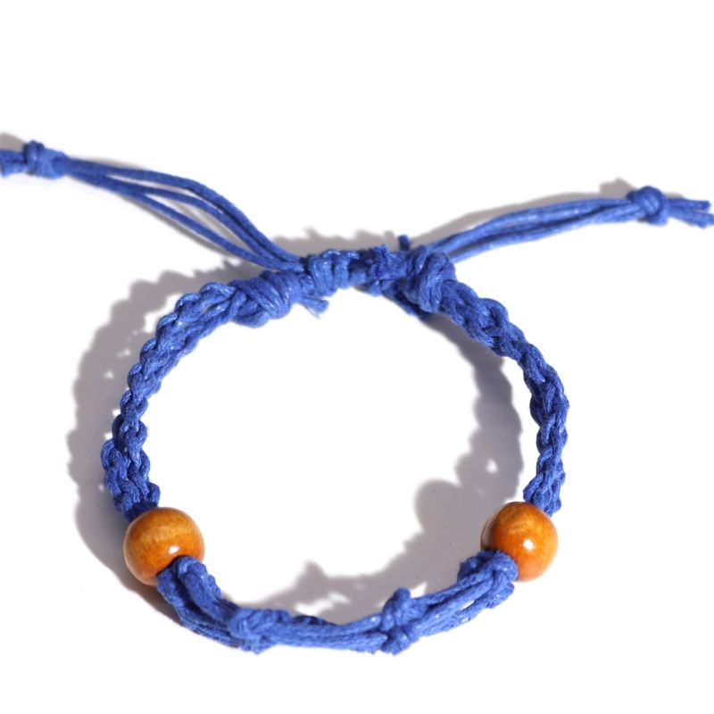 Bracelet en cordon pour  pierres précieuses 20-28 cm/7,8-11 pouces - Marine