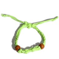 Bracelet en cordon pour pierres précieuses 20-28 cm/7,8-11 pouces - Vert