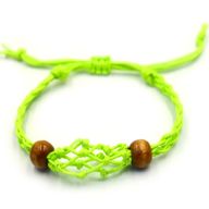 Bracelet en cordon pour pierres précieuses 20-28 cm/7,8-11 pouces - Vert