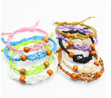 Bracelet en cordon pour pierres précieuses en cristal 20-28 cm/7,8-11 pouces - Lot mixte 5 de chaque couleur
