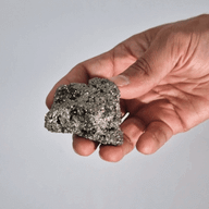 Pyrite péruvienne - Grande taille de première qualité (environ 100-135 g 55-65 mm)