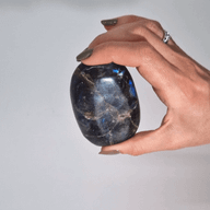 Pierres tombales en labradorite de Madagascar (environ 80-168 g, 40-60 mm)