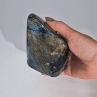 Grandes pierres de labradorite de Madagascar (environ 635-750 g, 80-110 mm)