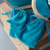 Grande pochette en velours 9x12cm