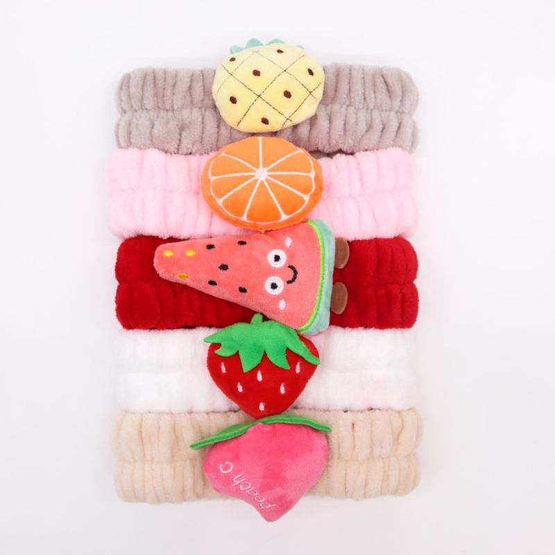 Jolis bandeaux de maquillage  -  Selection Fruitée (assortis)