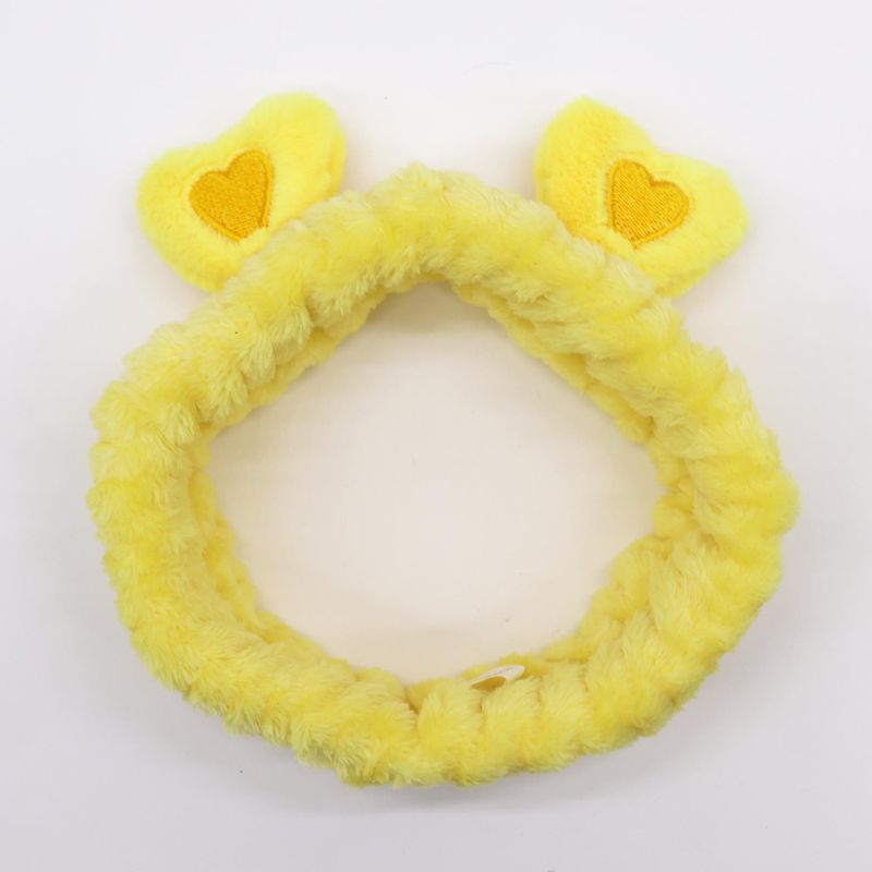 Jolis bandeaux de maquillage - Coeurs et oreilles (assortis)