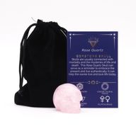 Pierre précieuse Petit crâne - Quartz rose - 40x30x28mm