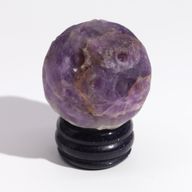 Planète Améthyste socle Goldstone Pierre de soleil