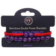 Bracelets de pierres à double pouvoir - Amythiste