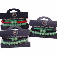 Bracelets de pierres à double pouvoir - Jade