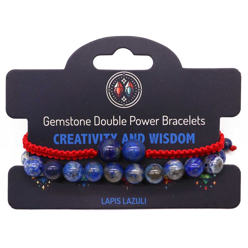 Bracelets de pierres à double pouvoir - Sodalite