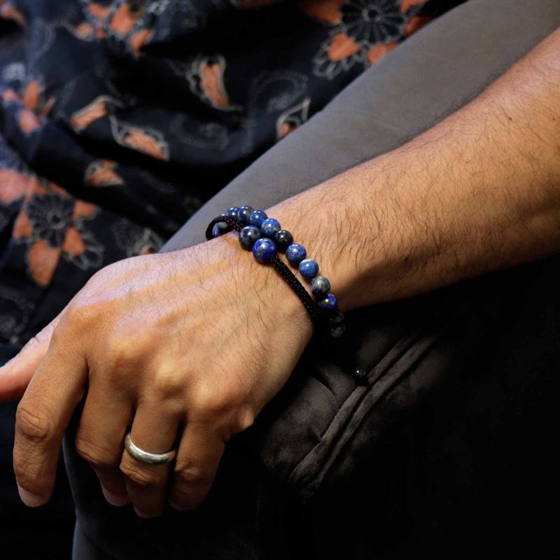 Bracelets de pierres à double pouvoir - Sodalite