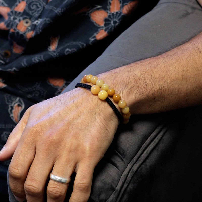 Bracelets de pierres à double pouvoir - Adventurine jaune