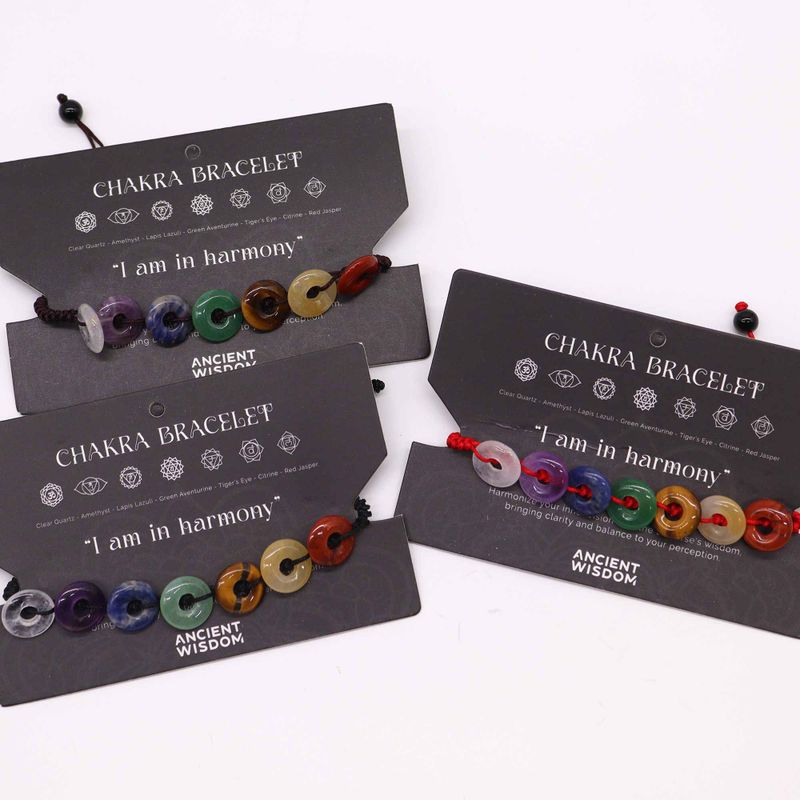 Bracelets de Chakra - Mini Donuts