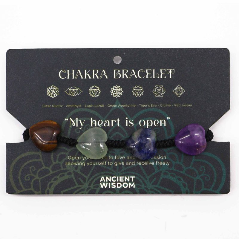 Bracelets de Chakra - Coeurs