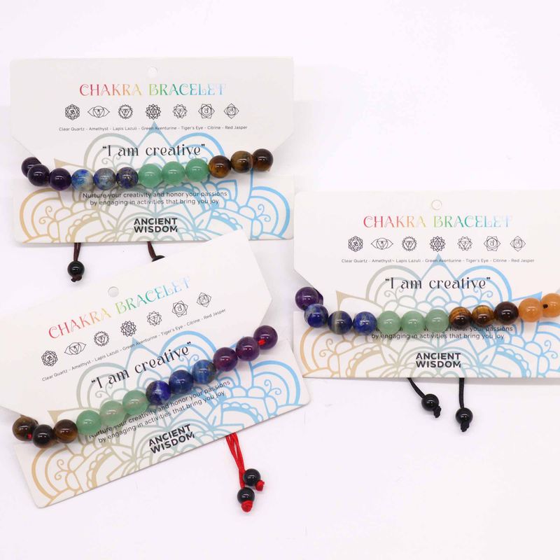 Bracelets de Chakra - 21 pierres