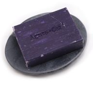 Porte-savon en pierre à savon grise 10x12cm - Ovale classique