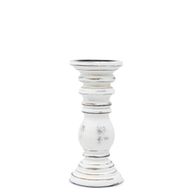 Support de bougie classique - Blanchi - 23x10cm - Petit