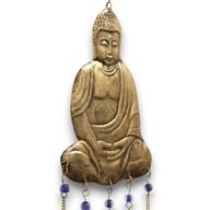 Carillons Indiens - Grand Bouddha 5 Carillons à Cloche