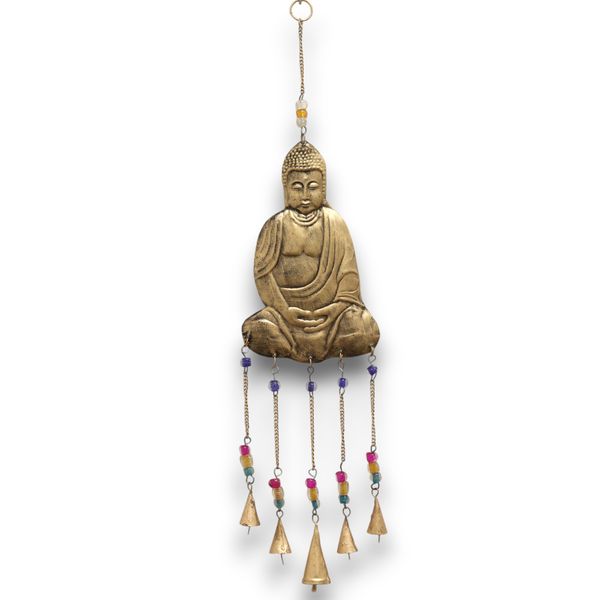 Carillons Indiens - Grand Bouddha 5 Carillons à Cloche