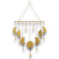Carillons Indiens - Carillons en Laiton Phases de Lune - 43x40 cm