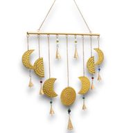 Carillons Indiens - Carillons en Laiton Phases de Lune - 43x40 cm
