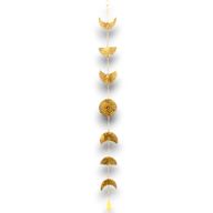 Carillons Indiens - Laiton Phases de Lune Suspendu avec Cloche - 115 cm