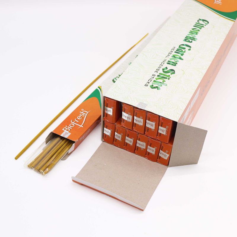 Bâtons d'Encens Biofresh Garden - (10 x 50 cm) - Citronnelle