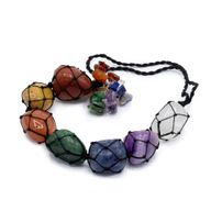 Pendant en Pierre Chakra Suspendu - Sept Chakras