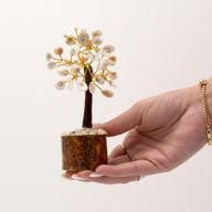 Moyen Arbre de Pierres Gomati Chakra en Cercle - (45 pierres)