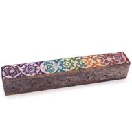 Boîte à encens en pierre à savon avec trous de fumée 25 cm - Chakra