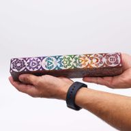 Boîte à encens en pierre à savon avec trous de fumée 25 cm - Chakra