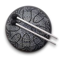 Tambour Tongue Drum en Acier OM Mandala Gravé - 16 cm