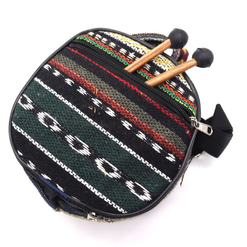 Tambour Tongue Drum en Acier Medium Multicolore - 17x13 cm