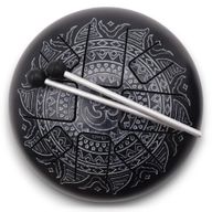 Tambour Tongue Drum en Acier OM Mandala Gravé - 22x15 cm