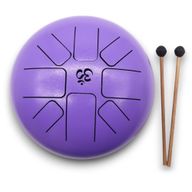 Tambour Tongue Drum en Acier Medium OM Violet - 22x16 cm
