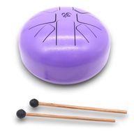 Tambour Tongue Drum en Acier Medium OM Violet - 22x16 cm
